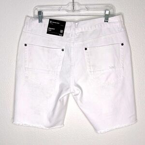 Inc International Concepts Men's White Ripped Denim Shorts - Size 32 NWT
